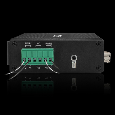 Bộ chuyển mạch quang 2 cổng POE công nghiệp DC48V với SFP 2 Gigabit cho hệ thống an ninh