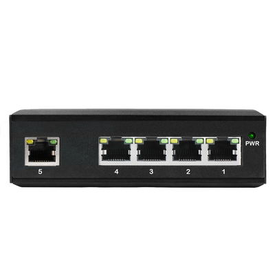 5 cổng Rj45 không quản lý Gigabit Ethernet Switch Ip40 E-Mark Din-Rail Industrial