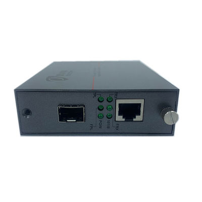 Hộp đen Bộ chuyển đổi phương tiện truyền thông Ethernet cáp quang DC5V1A Khung vỏ Kích thước bộ đệm 128K
