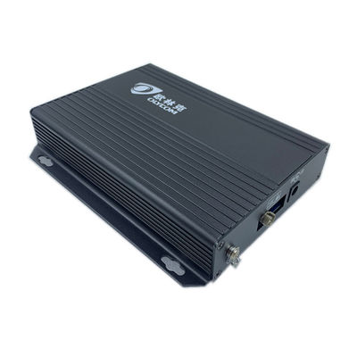 Màu đen 115Kbps CVI TVI Audio Video Digital Optical Converter 4ch Giám sát công nghiệp