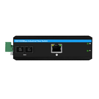 Bộ chuyển đổi phương tiện truyền thông Gigabit Ethernet 10/100 / 1000Mbps, Bộ chuyển đổi phương tiện SC vỏ kim loại bền