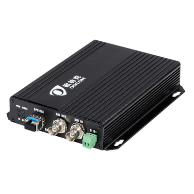 Bộ mở rộng video cáp quang dữ liệu HD-SDI RS485 LC Fiber 1310 / 1550nm Đầu vào 12V 20Km