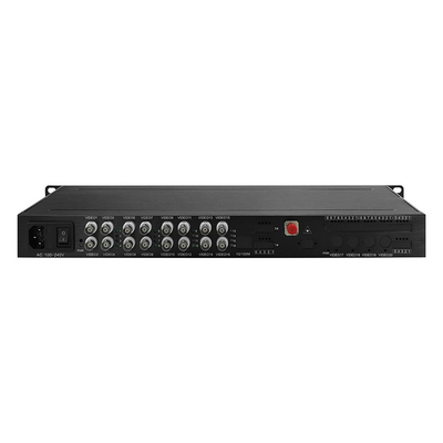 1U Rack 16 kênh AHD CVI TVI Video Media Converter 1080P 4K AC 220V