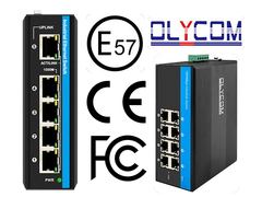 5 8 Cổng Gigabit Industrial E-Mark Ethernet Switch