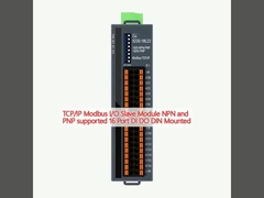 TCP/IP Modbus I/O Slave Module NPN và PNP hỗ trợ 16 cổng DI DO DIN gắn