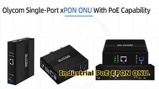 ONU PoE cổng đơn Gigabit công nghiệp ONU