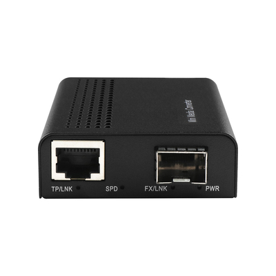 Chất lượng  1G 10G Unmanaged Copper SFP+ Fiber Ethernet Media Converter DC12V With DIP nhà máy