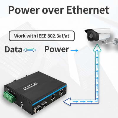 4 cổng POE Gigabit Mạng Ethernet Mini POE Switch 48v không được quản lý