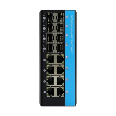 Bộ chuyển mạch được quản lý OLYCOM 8 cổng Gigabit Ethernet 12V Cấp công nghiệp với 8 cổng SFP Din Rail gắn IP40 để sử dụng ngoài trời