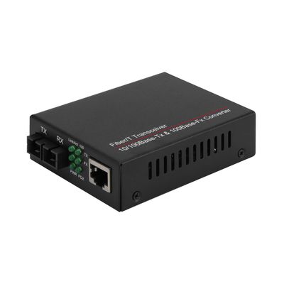 Bộ chuyển đổi phương tiện truyền thông sợi quang Gigabit 20KM Đầu nối SC song công chế độ đơn không được quản lý