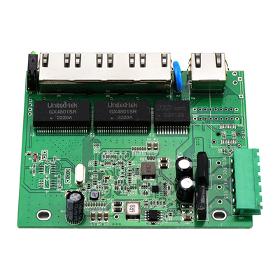 5 cổng E-Mark Industrial Network Switch PCBA Gigabit dựa trên không quản lý 12V 24V