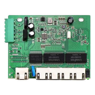 5 Cổng E-Mark Network Switch PCBA Gigabit Không quản lý 12V 24V DIN Rail CE liệt kê