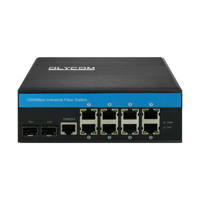Công tắc POE được quản lý thông minh 240W 10 cổng đám mây Gigabit PoE / PoE + 1G / 2.5G SFP Fiber