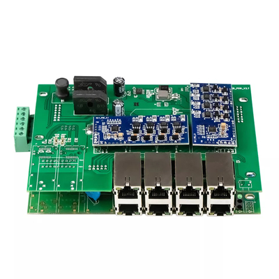8 Cổng quản lý PoE Switch Gigabit Ethernet 240W POE hoạt động Rugged Case Chip Vitesse