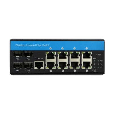 2.5G Lite Layer 3 Ring Managed Ethernet Switch 12 Port ERPS RSTP Din Rail được gắn
