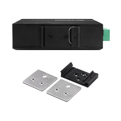 Bộ chuyển mạch Ethernet công nghiệp 6 cổng không quản lý 100M/1000M Tự động cảm biến SFP Fiber DC24V DC