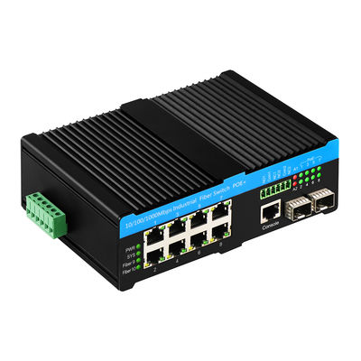 Gigabit 802.3bt PoE Quản lý 8 cổng chuyển đổi 2.5G Fiber Web L2 Quản lý Fanless 720W
