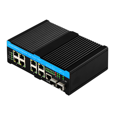 Gigabit L2 quản lý 90W PoE Switch 10 cổng với 2 cổng kết hợp