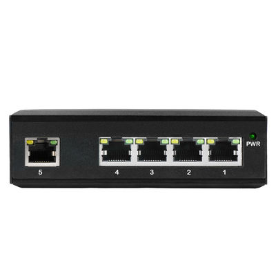 Bộ chuyển mạch Ethernet công nghiệp 5 cổng, Đã được chứng nhận E-Mark, Không quản lý, Đầu vào 12V/24V, Không quạt
