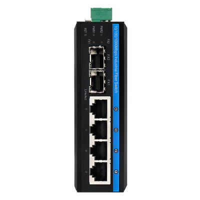 Bộ chuyển mạch mạng POE 4 cổng ERPS Quản lý Vòng 120W Gigabit DC48V CE