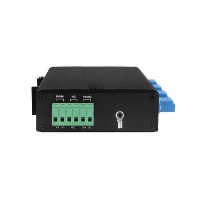 Multimode 8 Port LC Port Fiber Bypass Switch For Optical Protection DIN35 được gắn