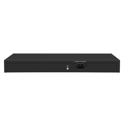 16 cổng Gigabit Poe Switch 300W Ngân sách không quản lý VLAN 250 mét