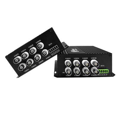 Cổng 8ch RS485 Dữ liệu 20km Video Digital Optical Converter Fiber Optical Video Converter cho AHD CVI TVI 1080p CCTV giám sát