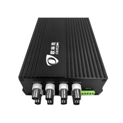 Cổng 8ch RS485 Dữ liệu 20km Video Digital Optical Converter Fiber Optical Video Converter cho AHD CVI TVI 1080p CCTV giám sát