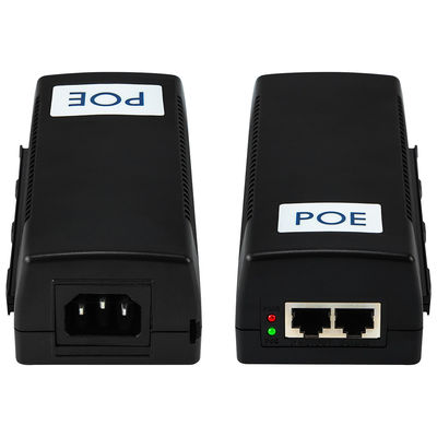 60W Gigabit PoE Injector 48V Output Mid-Span Desktop thương mại 15.4W/30W tương thích
