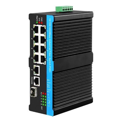 Bộ chuyển mạch quản lý PoE 8 cổng 802.3bt 90W Gigabit Network SFP/Đồng Uplink Ngân sách 480W
