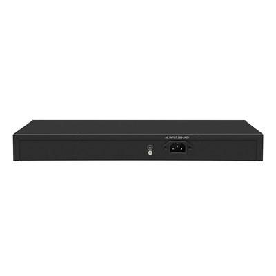 16 cổng Gigabit Quản lý PoE Switch Thương mại 1U Rack 300W Với 2 SFP / RJ45 Uplink