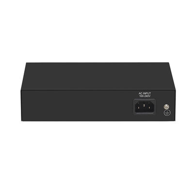 Bộ chuyển mạch Gigabit Fiber 4 cổng PoE Af/At 60W với 1 cổng SFP/Đồng Uplink Cấp thương mại CE