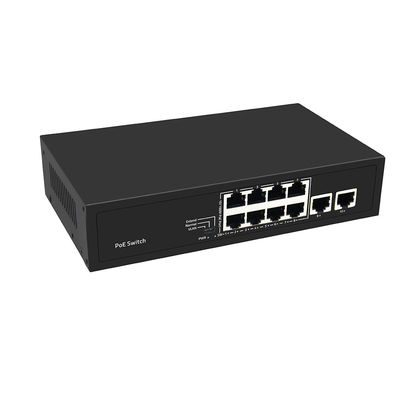 8 Port PoE Switch10/100M Fast Ethernet VLAN 250-Meter PoE Distance AC Input Không quản lý