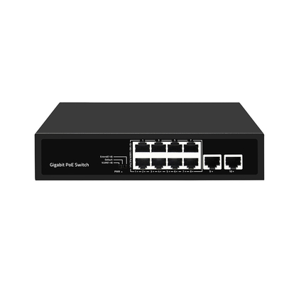 8 cổng Gigabit PoE Network Switch VLAN 250 mét AI PoE 120W Ngân sách không quản lý
