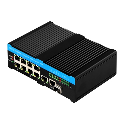 8 cổng Ultra PoE L2 Managed Switch ERPS 2.5G Ring với 1SFP/RJ45 Uplink PoE Af/At/Bt