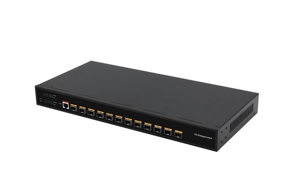 Desktop 12 Port 10G L3 Managed Switch 12 * SFP + Port Fiber Optic Switch