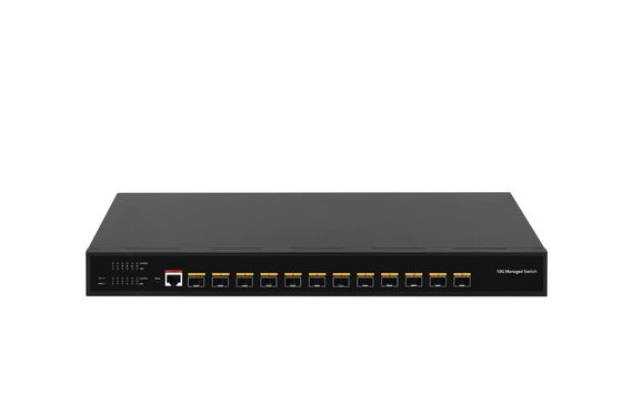 Desktop 12 Port 10G L3 Managed Switch 12 * SFP + Port Fiber Optic Switch