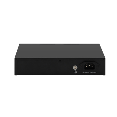 8 Cổng PoE Fiber Switch Gigabit Không quản lý 120W Ngân sách 250 mét PoE Extender