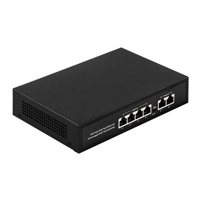 OEM ODM Fast Ethernet 10/100mbps 4 Port Poe Switch Với 2 Uplink Port Network Switch