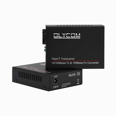 Chuyển đổi truyền thông sợi quang nhỏ Rj45 sang máy thu âm Sc mm 20km Single Fiber Sm 1310/1550nm