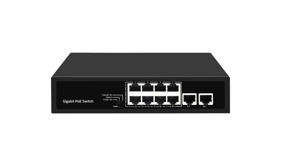 8 cổng Full Gigabit PoE Network Switch hỗ trợ Vlan PoE Extension 120W Budget