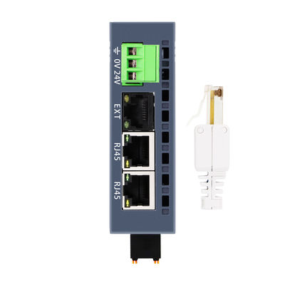 3 cổng RJ45 Module PLC IO Modbus-TCP/IP với nguồn điện 16DI+16DO và 24VDC cho điều khiển công nghiệp