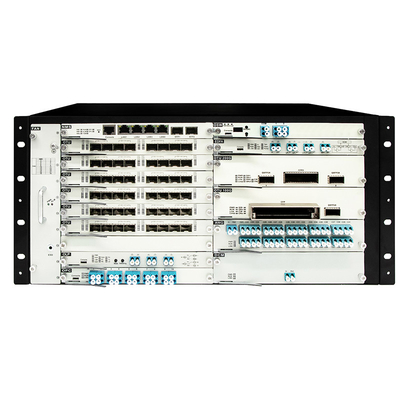 OTN DWDM 5U Chassis 20 khe cắm dịch vụ cho 100G 200G 400G Giao thông đầu vào điện kép