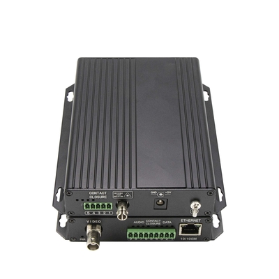 Analog Video Bidi Dữ liệu RS232/RS422 10/100M Ethernet qua Fiber Converter DC5V