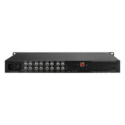Chuyển đổi video quang analog đơn chế độ đa chế độ FC ST SC Cổng 1U Rack