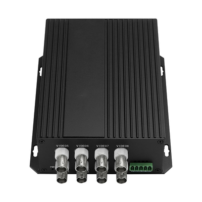 CCTV Analog Video Data Optical Converter SECAM tương thích 8 cổng SC/ST/FC Sợi