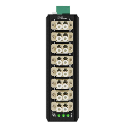 OM-FBS-44-MLC MULTIMODE OPTICAL BYPASS MODULE 8 PORT LC CONNECTOR DIN Đặt trên 12V 24V