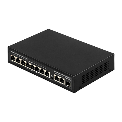 Công tắc POE không được quản lý 120W 8 PoE 10/100/1000Mbps + 2 LAN 10/100/1000Mbps + 1SFP 100/1000M