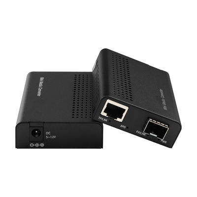 Mini 10G Media Converter không quản lý SFP + Sợi quang đến 10GBbased-T Rack Mountable
