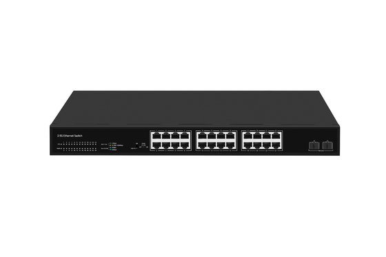24 Port Network Switch 100M/1G/2.5G Ethernet 1G/2.5G/10G Sợi không được quản lý với FAN
